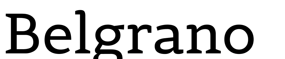 belgrano font family download free