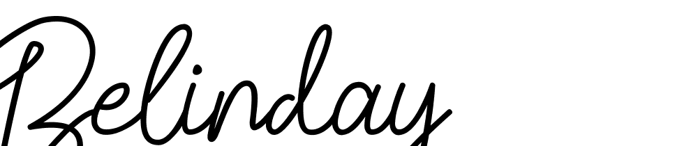 Belinday font family download free