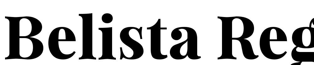 Belista-Regular font family download free