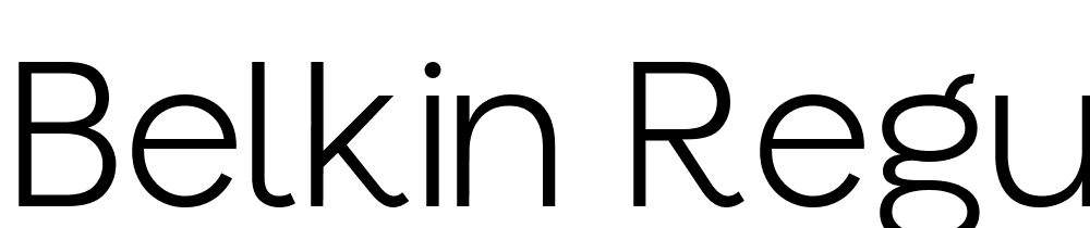 Belkin-Regular font family download free