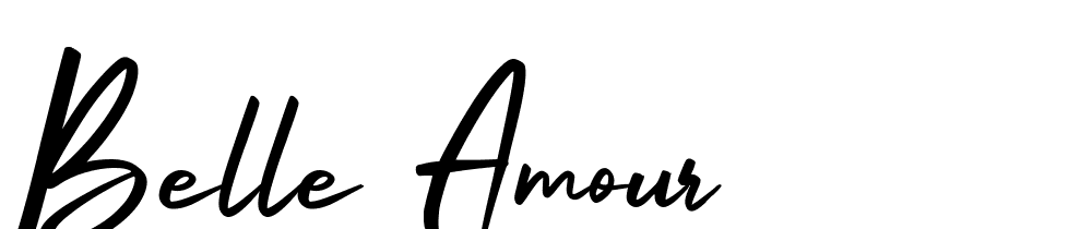 Belle Amour font family download free