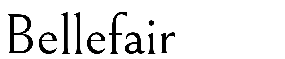 bellefair font family download free