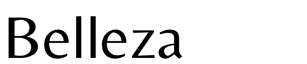 Belleza font family download free