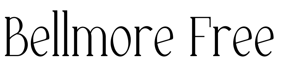 BellMore-Free font family download free