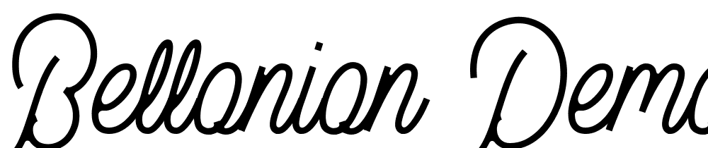 Bellonion DEMO Version font family download free