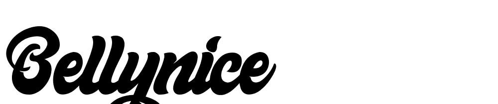 Bellynice font family download free