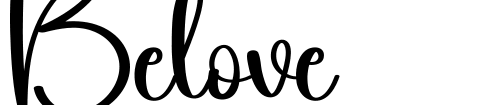 Belove font family download free