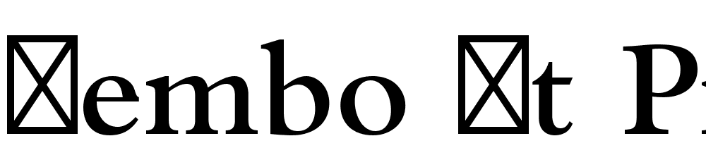 Bembo-MT-Pro-Semibold font family download free