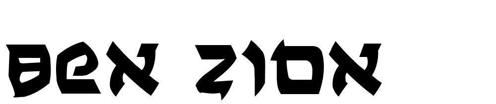 Ben-Zion font family download free