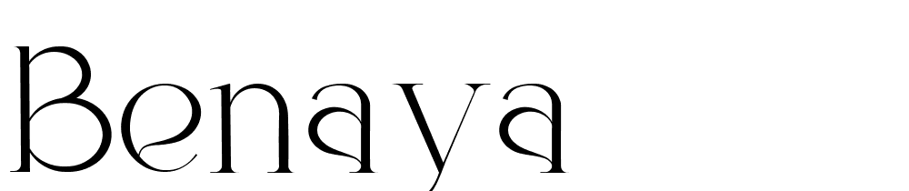 benaya font family download free