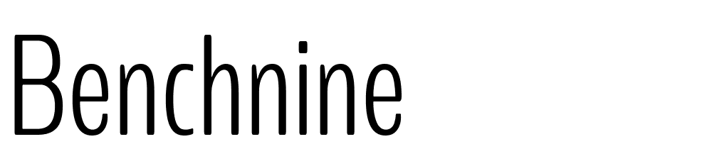 benchnine font family download free