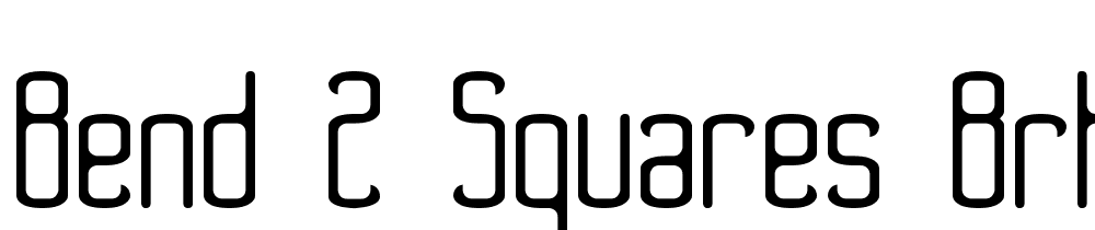 Bend-2-Squares-BRK font family download free