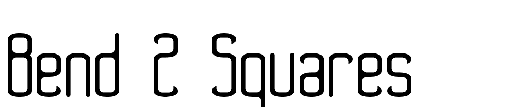 bend-2-squares font family download free