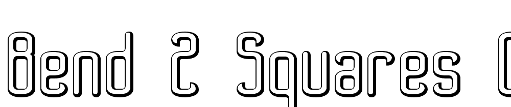 Bend-2-Squares-OL2-BRK font family download free