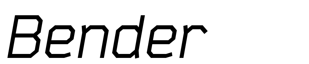 bender font family download free