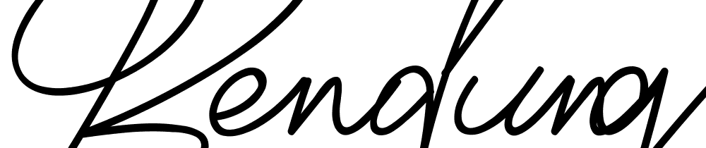 Bendungan-Signature font family download free