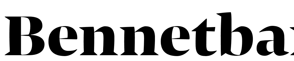 BennetBanner-Black font family download free