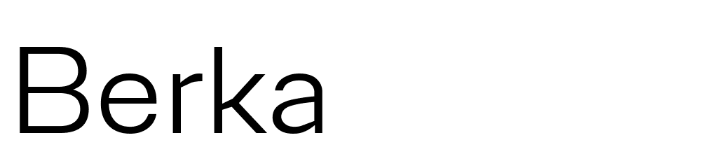 berka font family download free