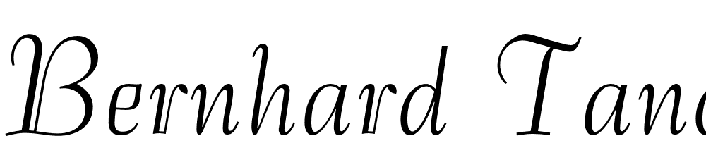 Bernhard Tango Fs font family download free