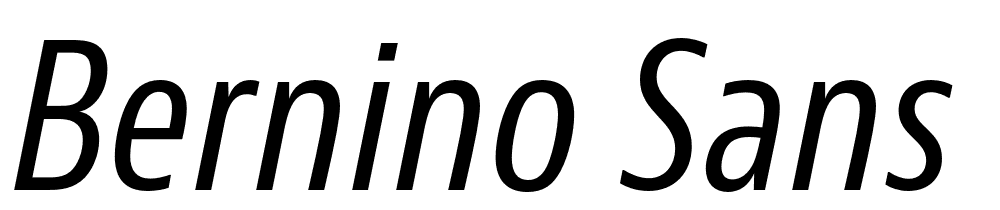 Bernino-Sans-Condensed-Regular-Italic font family download free