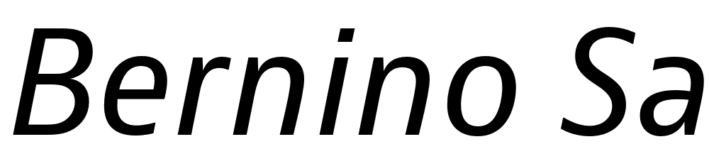 Bernino-Sans-Italic font family download free