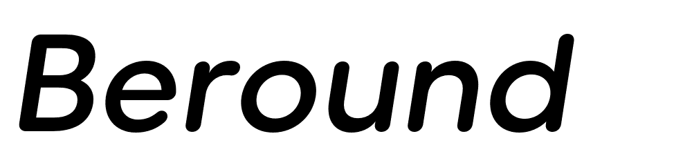 Beround font family download free