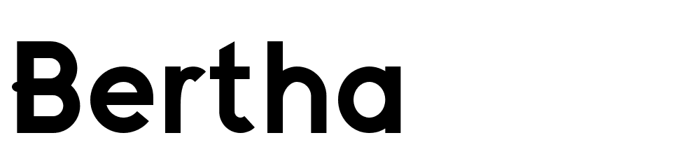 bertha font family download free