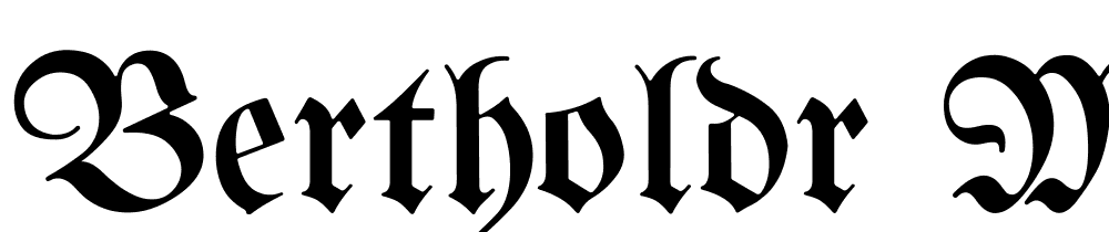 Bertholdr-Mainzer-Fraktur font family download free