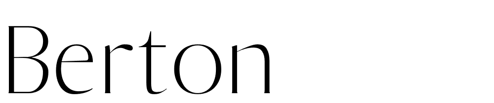 berton font family download free