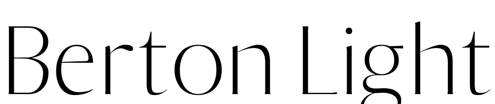 Berton-Light font family download free