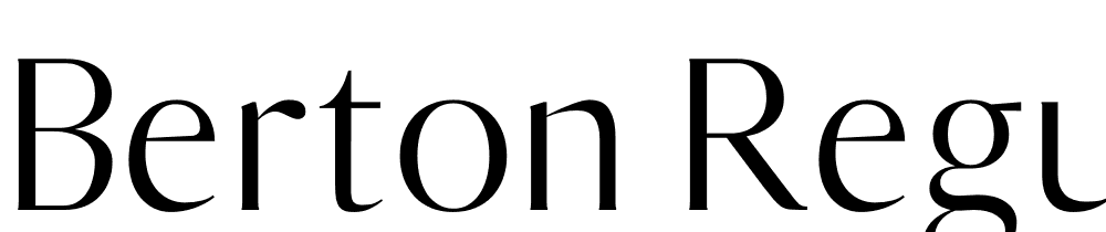 Berton-Regular font family download free