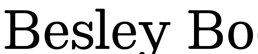 Besley-Book font family download free