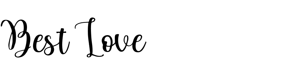 Best-Love font family download free