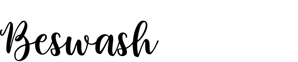 beswash font family download free