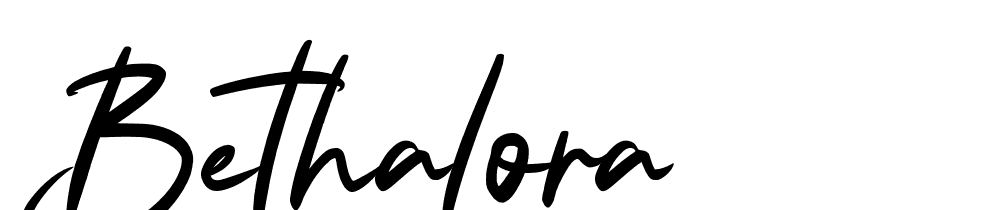 Bethalora font family download free