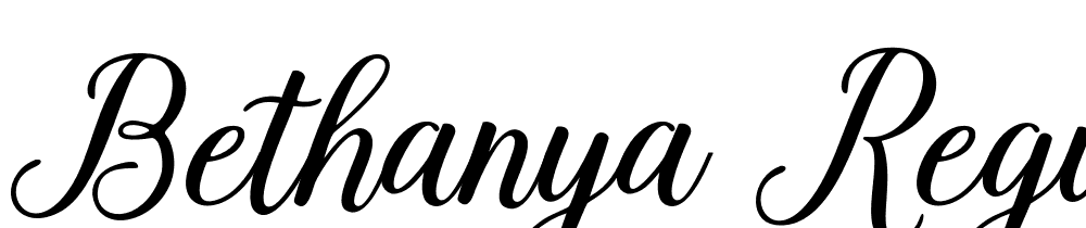 Bethanya-Regular font family download free