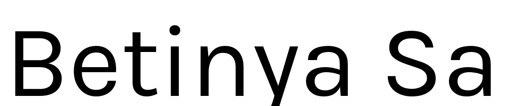 Betinya-Sans font family download free