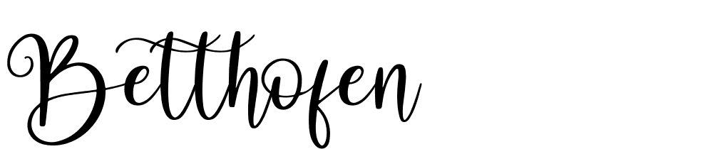 betthofen font family download free