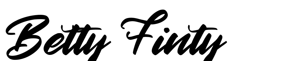 Betty-Finty font family download free