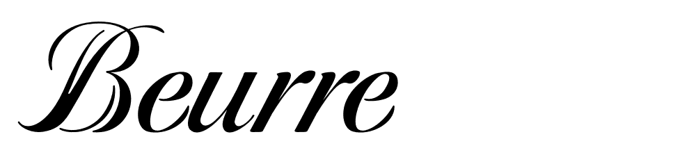 Beurre font family download free