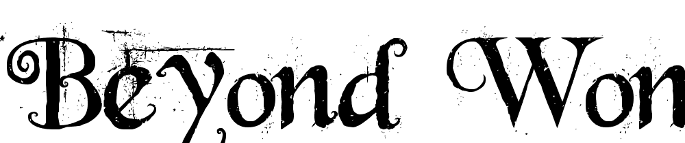 Beyond Wonderland font family download free