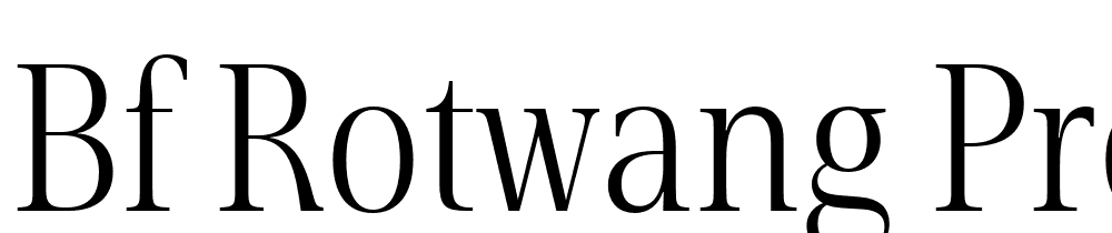 Bf Rotwang Pro font family download free