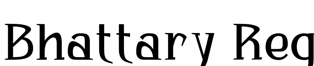 Bhattary-Regular font family download free