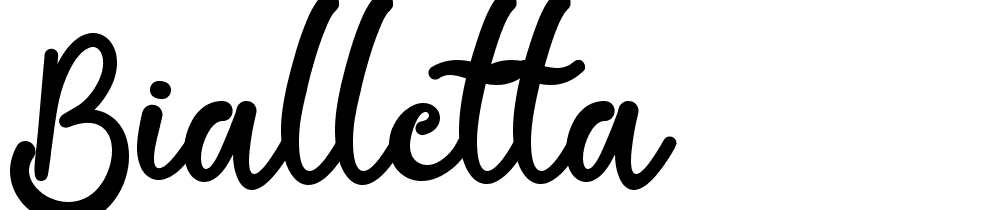 bialletta font family download free