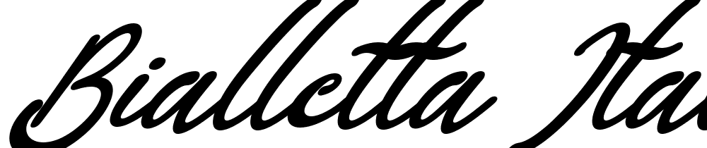 bialletta-Italic font family download free