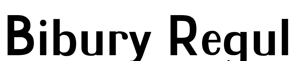 BIBURY-Regular font family download free