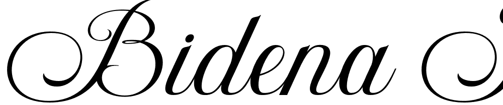 Bidena-trial-Regular font family download free