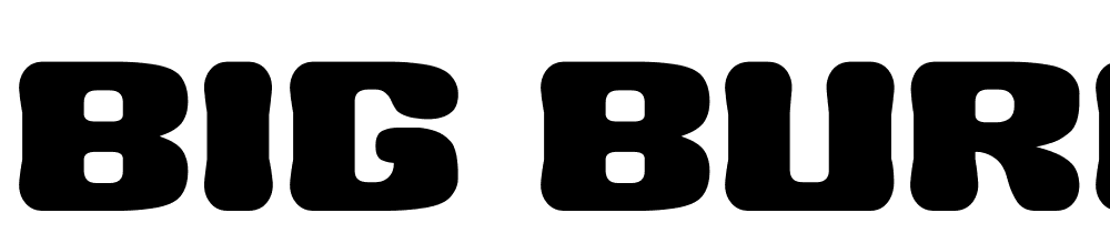 BIG-BURGER__G font family download free