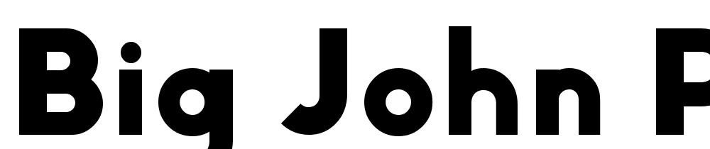Big-John-PRO-Bold font family download free
