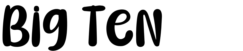 big_ten font family download free